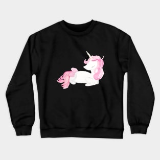 Cute Watercolor Unicorn Crewneck Sweatshirt